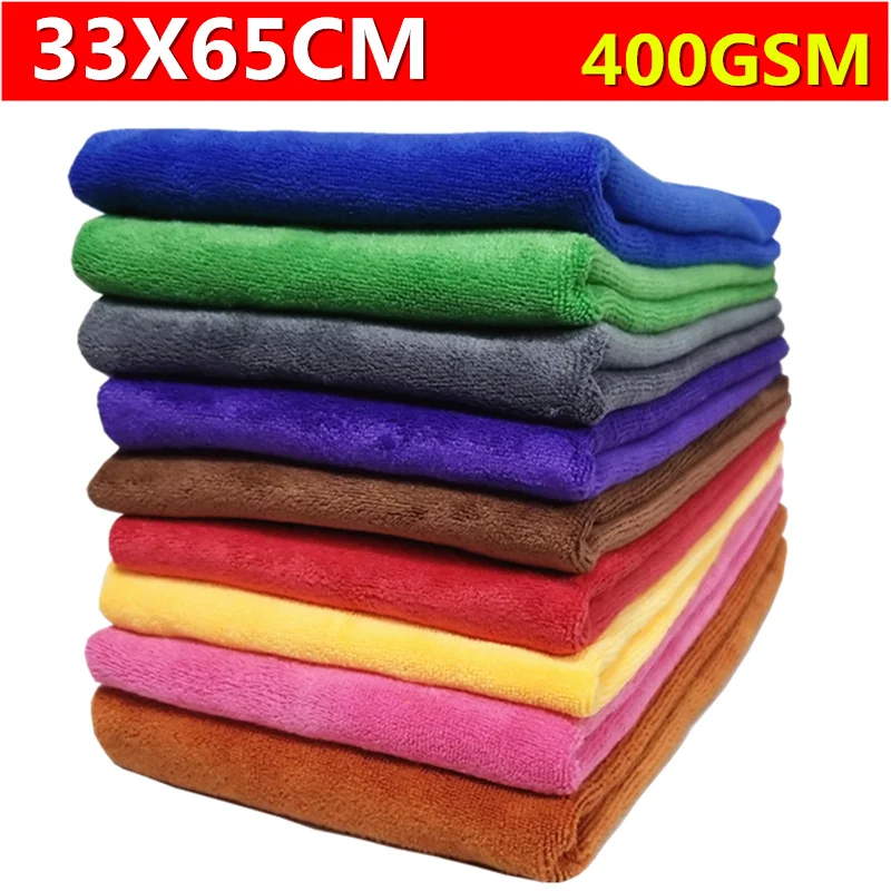 

Мягкое полотенце для ухода за окном автомобиля, воск из микрофибры, полировка, детализация, полотенце для чистки автомобиля, стирка, бесследная ткань, кухонный очиститель 33x65 см