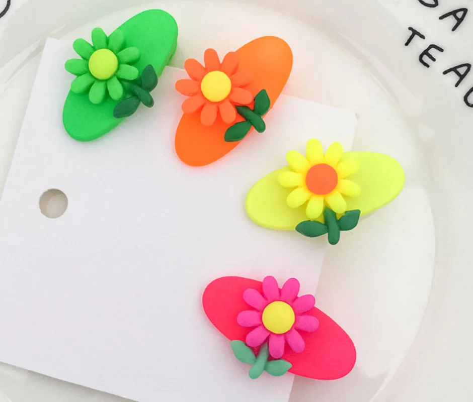 

Cute girl hair ornament puppy hair ornament small flower small duckbill clip cat and dog small clip hair ornament headdress