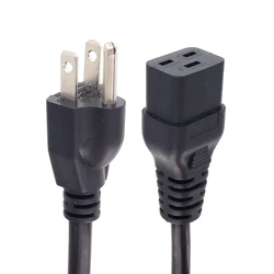 Cavo di alimentazione per Computer 14AWG per impieghi gravosi-cavo di alimentazione femmina da NEMA 5-15P a IEC 320 C19 da 1.8M/6 piedi