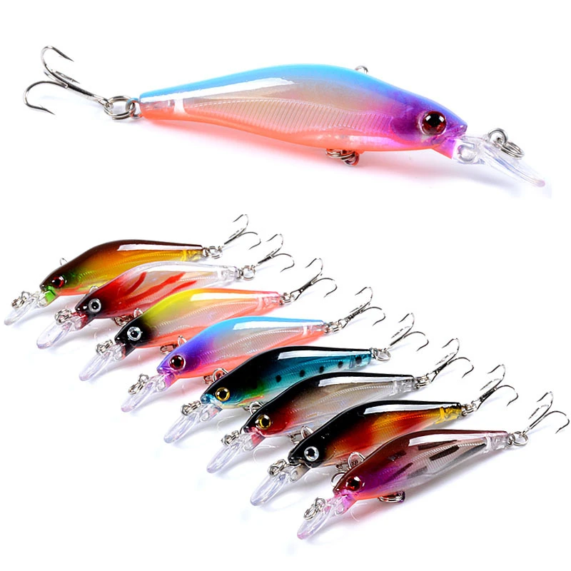 1 Pcs Fish Bait 8cm 6.3g Jerkbait Wobblers Crankbaits Hardbait Minnow Japan Camping Outdoor Fishing Lure for Fishing