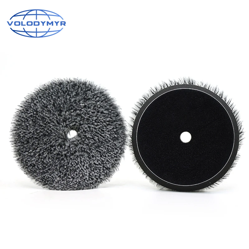 Volodymyr DA 5inch Wool Buffing Pad 100% Pure Wool Polishing Cutting Pad Car Polishing Pad Car Care 2021 New Arrival Exclusive