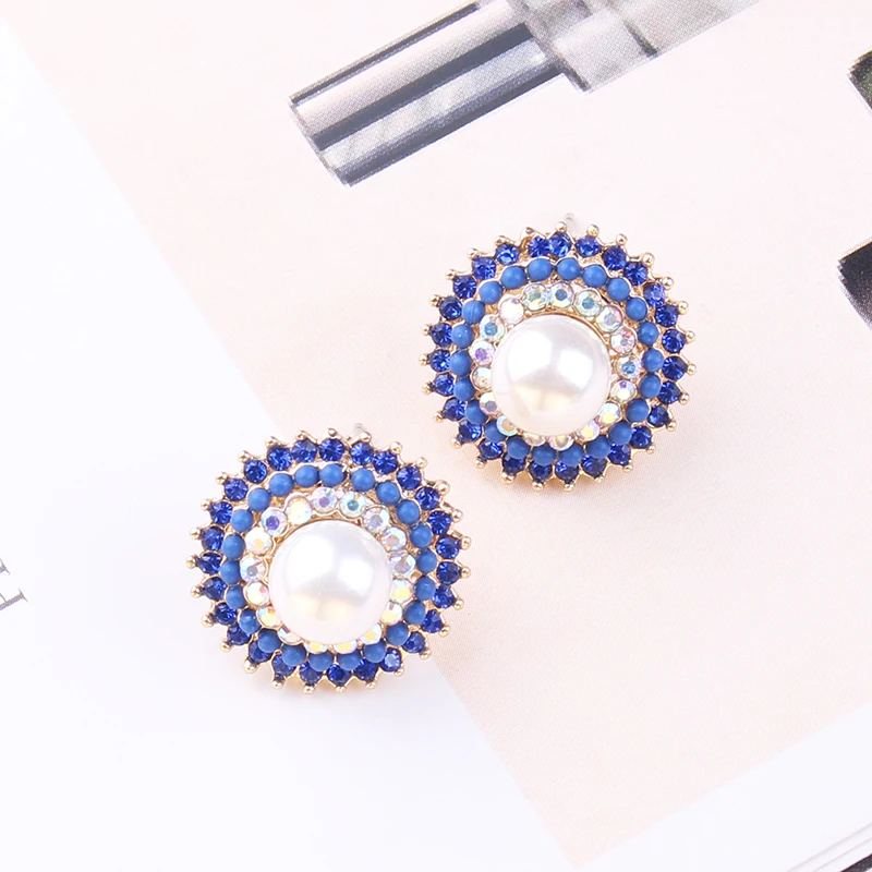 Boho Ethnic Fringe Opal Stud Earrings 2020 Handmade Beads Statement Earrings Party Stud Earrings christmas Gift Wholesales