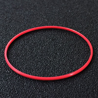 Red Gasket O-Ring 36-40mm Dia 0.9mm High 0.6mm Thick Plastic Gasket For Back Case For Tissot T063 Watch Parts ，1pcs