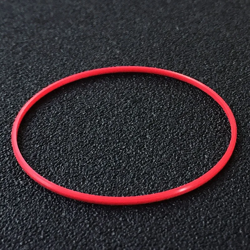 Red Gasket O-Ring 36-40mm Dia 0.9mm High 0.6mm Thick Plastic Gasket For Back Case For Tissot T063 Watch Parts ，1pcs