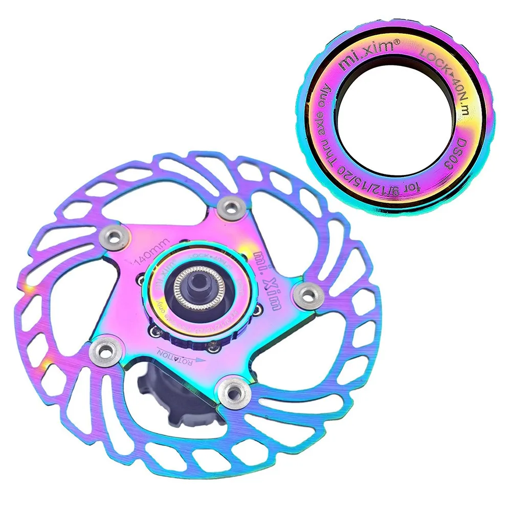 Mi.Xim MTB Road Bike Center Lock Cover Ring Ultralight Aluminum Alloy Disc Brake Center Lock Cap Cycling DS03 44mm Parts