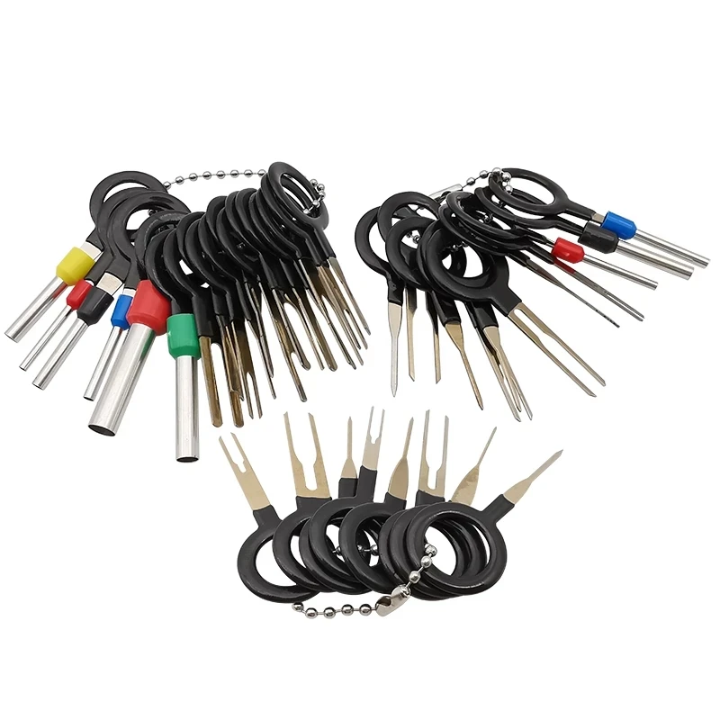 3/8/11/18/21/26/29/38/41Pcs Automotive Plug Terminal Remove Tool Set Key Pin Car Electrical Wire Crimp Connector Repair Tool