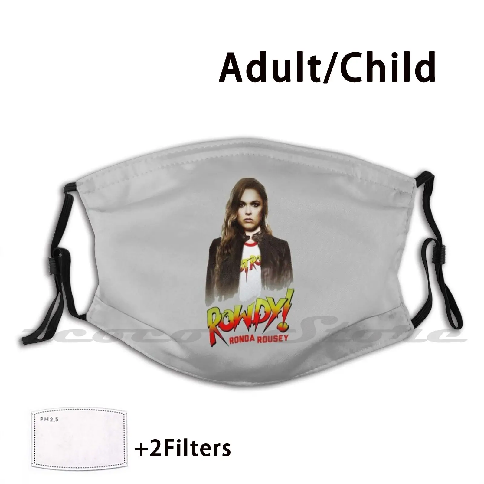 

Ronda Rousey Mask Adult Child Washable Pm2.5 Filter Logo Creativity Ronda Rousey Rousey Ronda Conor Mcgregor Mcgregor Wrestling