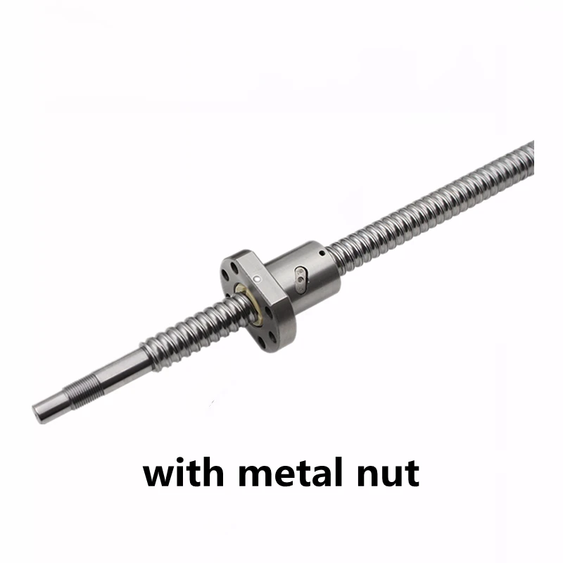 Ball Screw With And End Machined Sfu4005-1600mm-2550mm Metal Double Diameter 40mm Lead 5mm Cnc Machine Parts