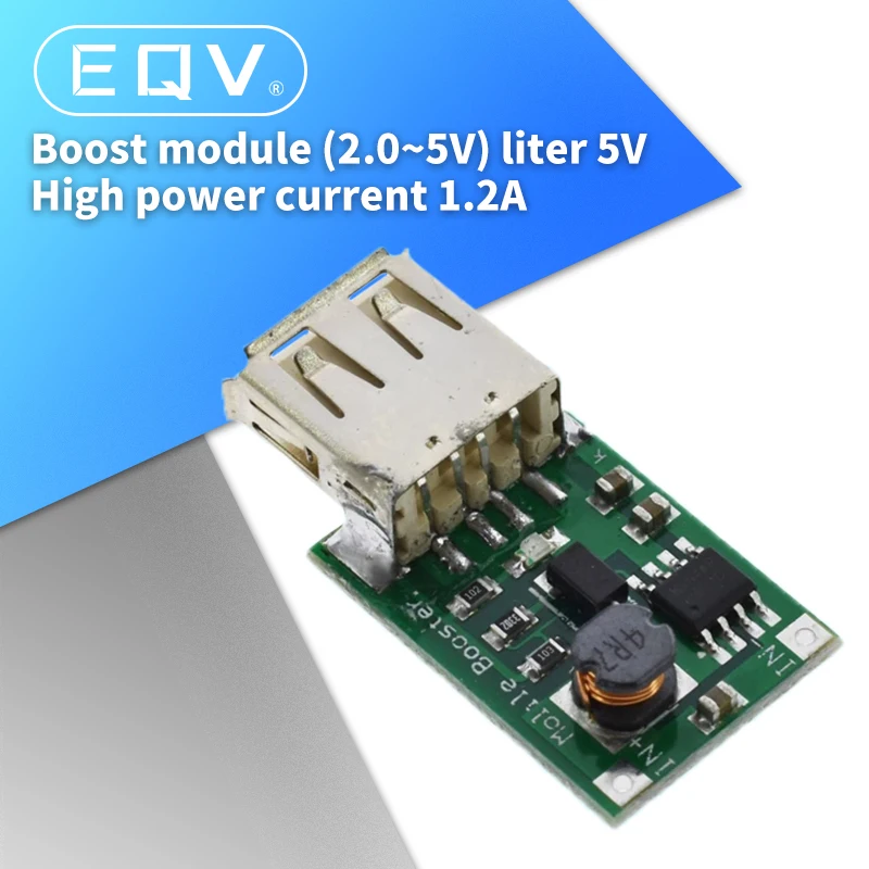 DC-DC 2V-5V to 5V 1200MA 1.2A Step-Up Booster USB Mobile Power Supply Module Lithium Battery Charger Board For Phone Camera