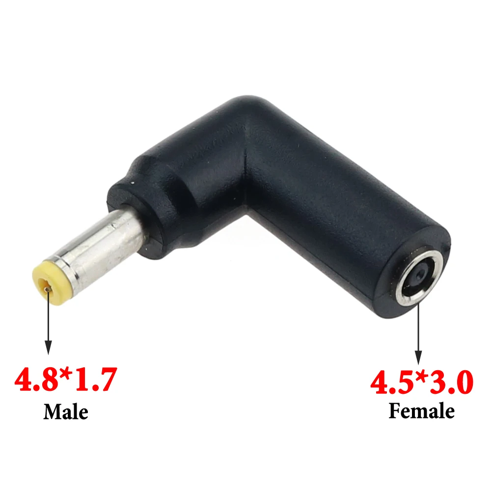 Cltgxdd DC 4.0*1.7 4.5*3.0 4.8*1.7 5.5*2.1 5.5*2.5 Male to 4.5x3.0mm Female Power Plug Jack Converter Laptop Adapter Connector