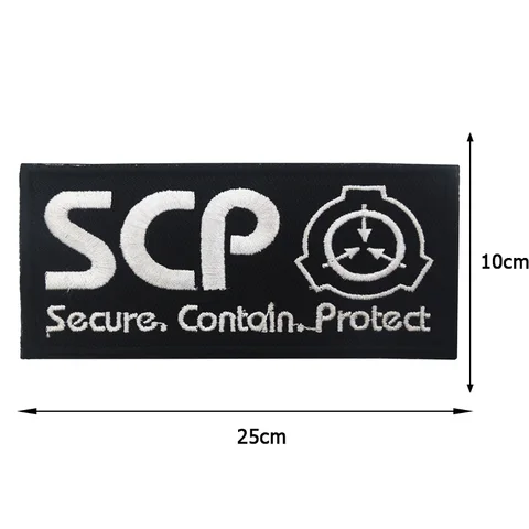 Нашивка SCP Foundation от OLOEY - вышивка для фанатов — фото товара