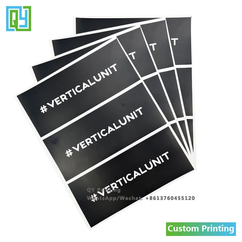 Free Shipping 500 Pcs 50*120 Mm Customized Design Printing Eggshell Sticker Warranty Void Self Adhesive Sticker