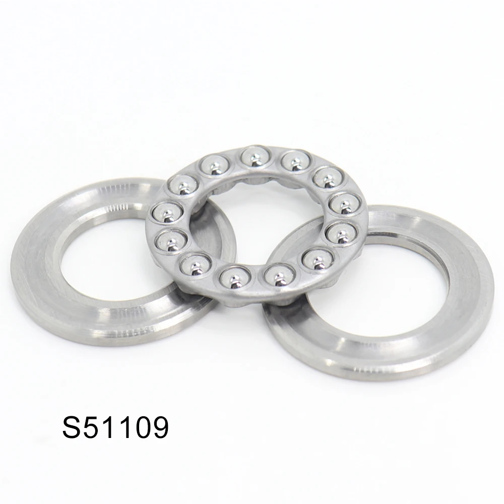 

S51109 Bearing 45*65*14 mm 1PC ABEC-1 Stainless Steel Thrust S 51109 Ball Bearings