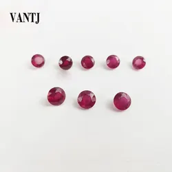 100% Natural Ruby Loose Gemstone 1 PC For  Silver and Gold Mounting Diy Women Ring Fine Jewelry Accessories Party Gift Wholesale