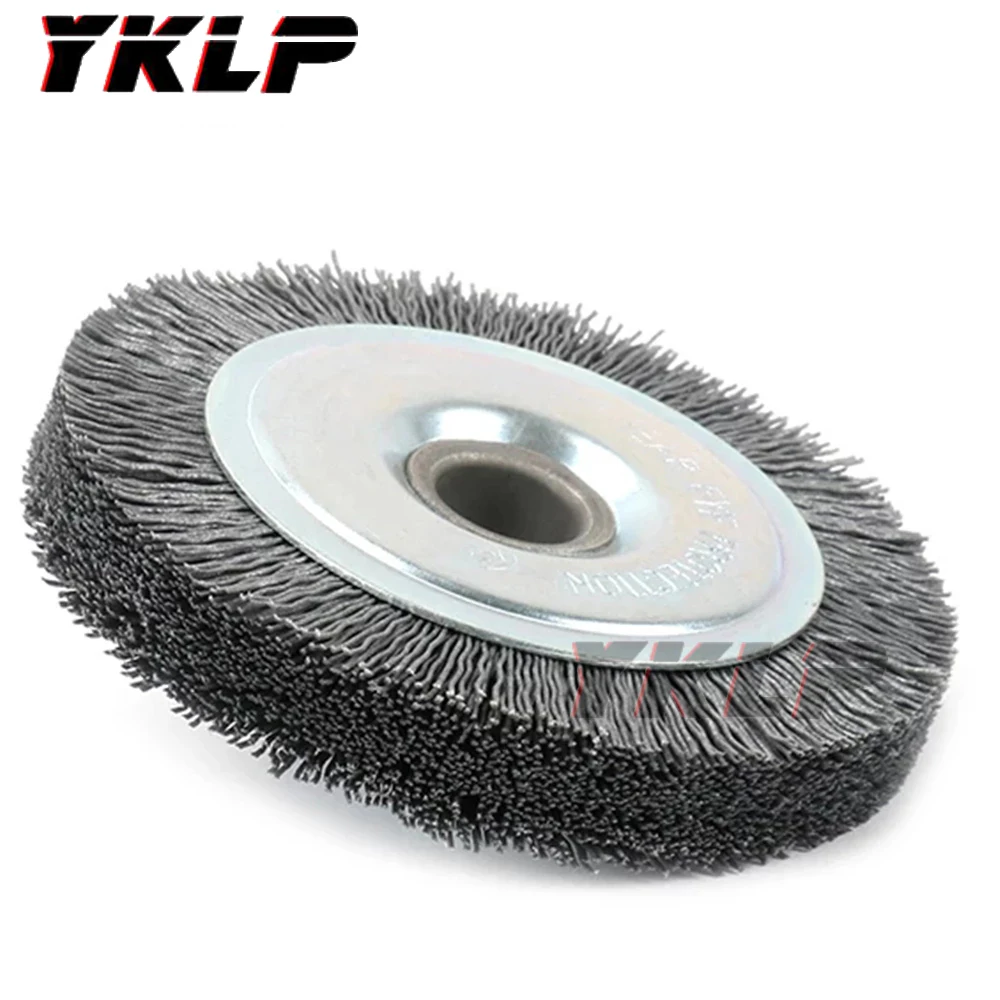 100mm Abrasive Wire Polishing Wheel Bristle Brush Disc Abrasive Wire Wheel Industrial Gear Brush 240 Grit