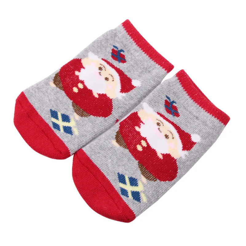 New Christmas socks 0-1 year old newborn baby socks boys and girls foot socks