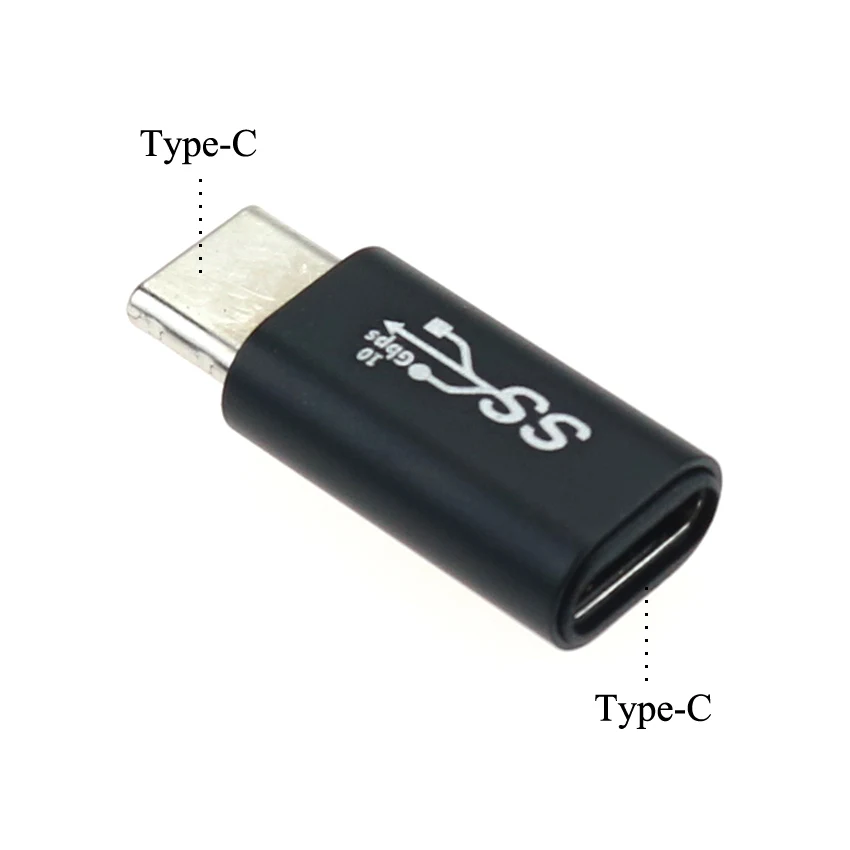 USB3.1 Type-C USB3.0 Plug Connector DC Power Jack USB-C Fast Charging Data Sync Adapter Type-C Extension Cable For Laptop Table