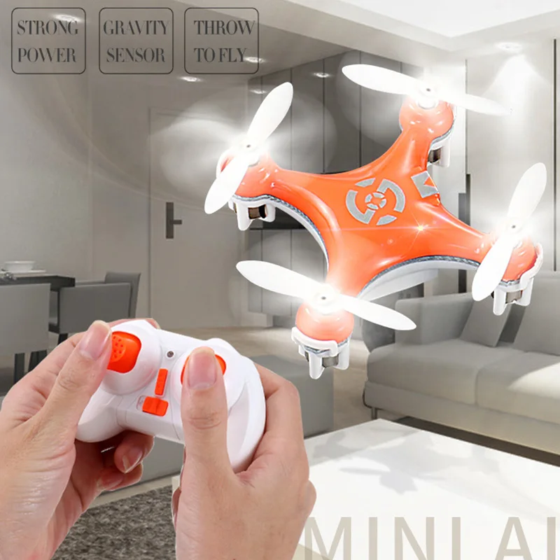 2.4G Mini Drone CX10 Pocket RC Quadcopter With LED light Remote Control Helicopter Radio Small dron Gifts Toys for children