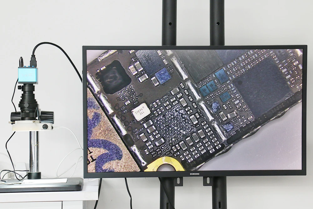 Einstellbares 180X 120X 300X 200X 130X Zoom C-Mount-Objektiv 0,7X~4,5X Vergrößerung 25mm für HDMI USB Industrie-Videomikroskopkamera – Detail 20