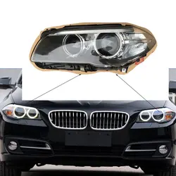 For BMW 5 series f18 f10 2011-2016 Lens Lamp Shade Front Headlight Shade Lens Cover Lens Light Glass Cover Lighthouse lens hood