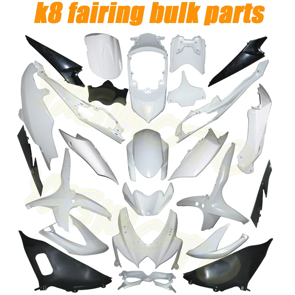 

Мотоцикл для Suzuki GSXR 600 750 GSX-R600 GSX-R750 K8 2008 2009 2010, компоненты обтекателя кузова, инъекционный ABS, неокрашенный пластик