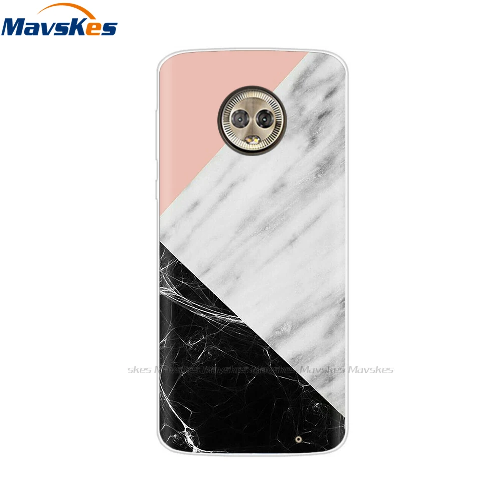 Silicon Case For Moto G6 Plus Case Full Protection Soft Tpu Back Cover On For Motorola MotoG6 G6 Play Bumper Phone Shell Coque