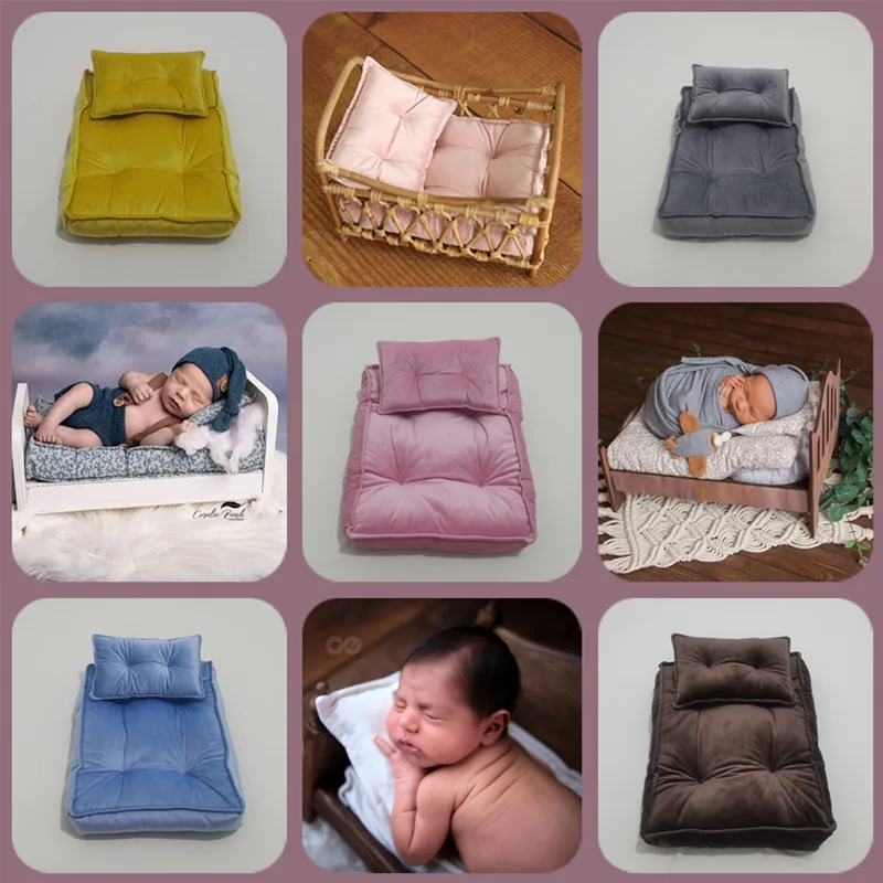 Neue Geboren Fotografie Prop Bett Handgemachte Baby Puppe Bett Rattan Bambus Korb Baby Bebe Neugeborenen Fotografie Requisiten Zubehör Studio