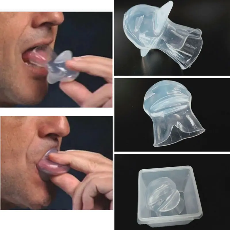 New Style Silicone Anti Snoring Tongue Device Sleep Apnea Aid Stop Snore Stopper Sleeve