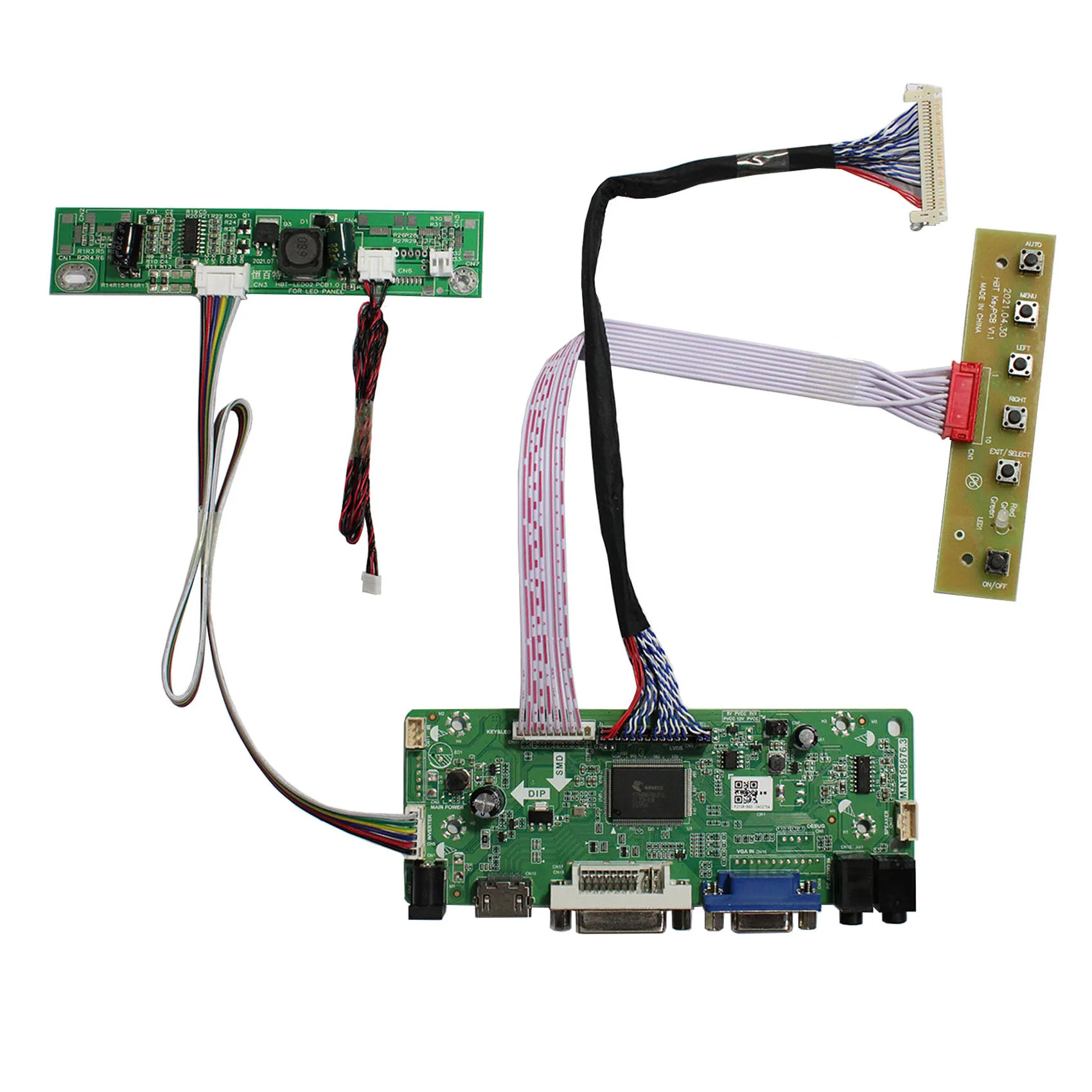 17inch 19inch 1280x1024 M170ETN01.1 M170ETN01.3 M190ETN01.0 HD MI DVI VGA AUDIO LCD Board Work for LVDS Interface LCD Screen