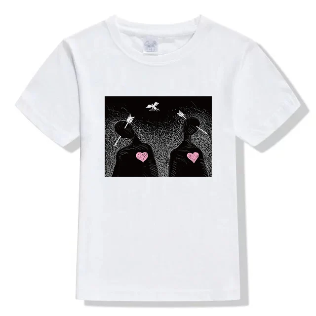 Moda bóg miłość serce żelazko na plastry naklejki Tshirt Decor łatka Diy czarny biały ludzkość aplikacja naprasowanka na ubrania