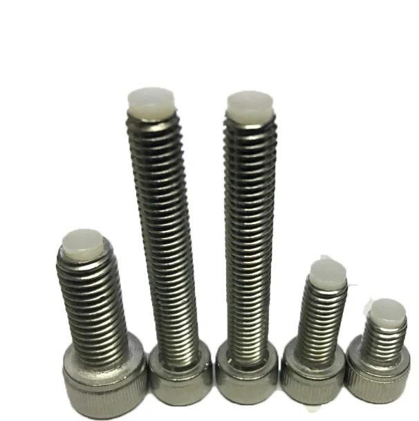 

4pcs allen screws knurled nylon soft top bolts polyurethane buffer male screw stainless steel 7mm-82mm length