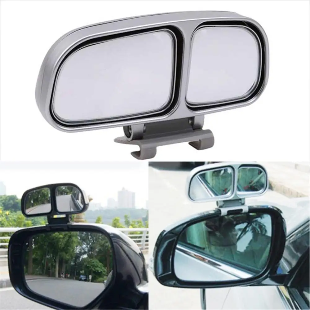 Universal Car Rearview Mirror Adjustable Wide Angle Car Rear View Blind Spot Auxiliary Side Mirror Exterior Parts