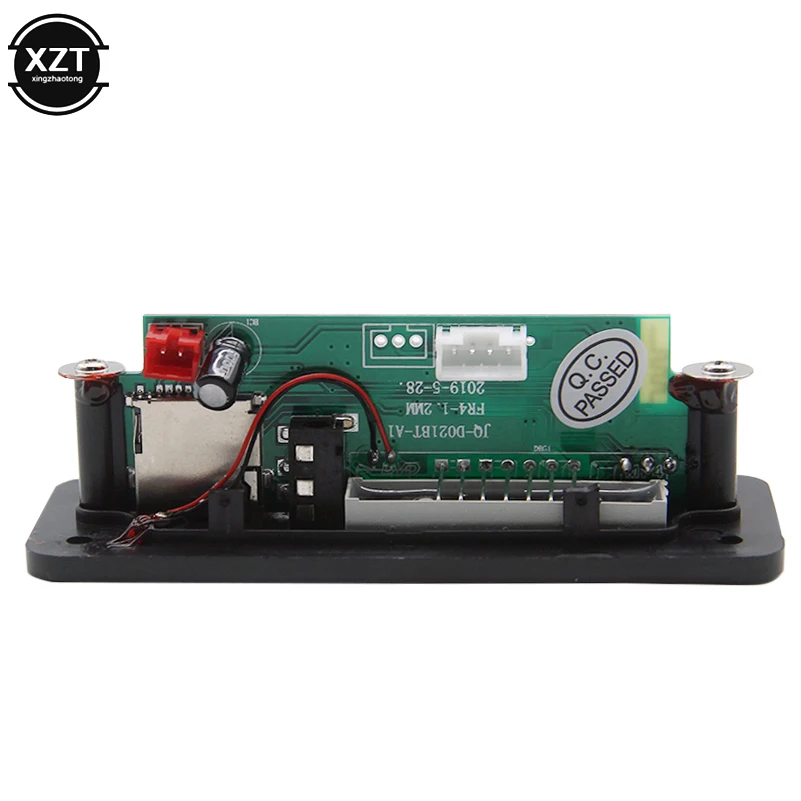 Reproductor de MP3 para coche, placa decodificadora con Bluetooth 5,0, WMA, USB/SD/FM/AUX, grabación de llamadas, módulo de Audio para altavoz, 5V y 12V