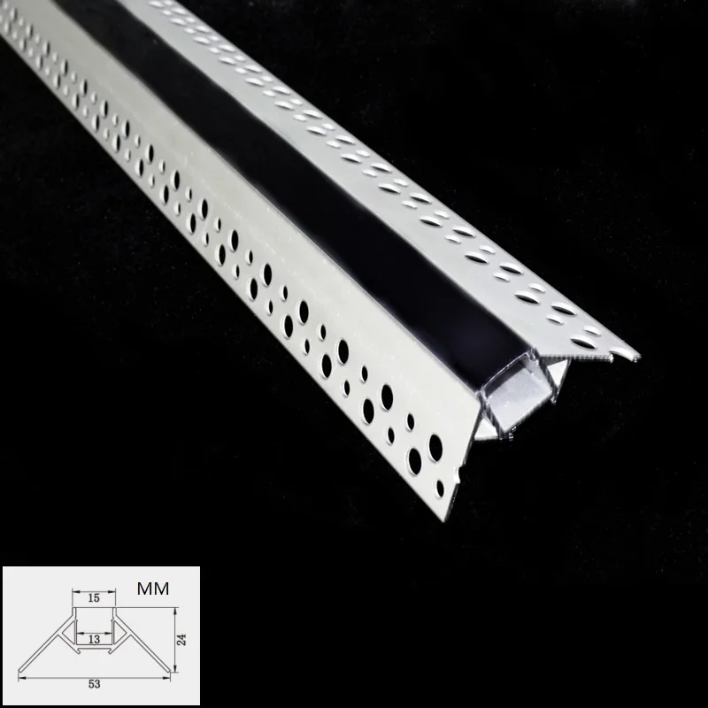 5-30 Pcs Of 2M 80Inch 12MM Programmable LED  Aluminum Profile 5V 12V 24V Strip Drywall Recessed Positive Negative Edge Channel