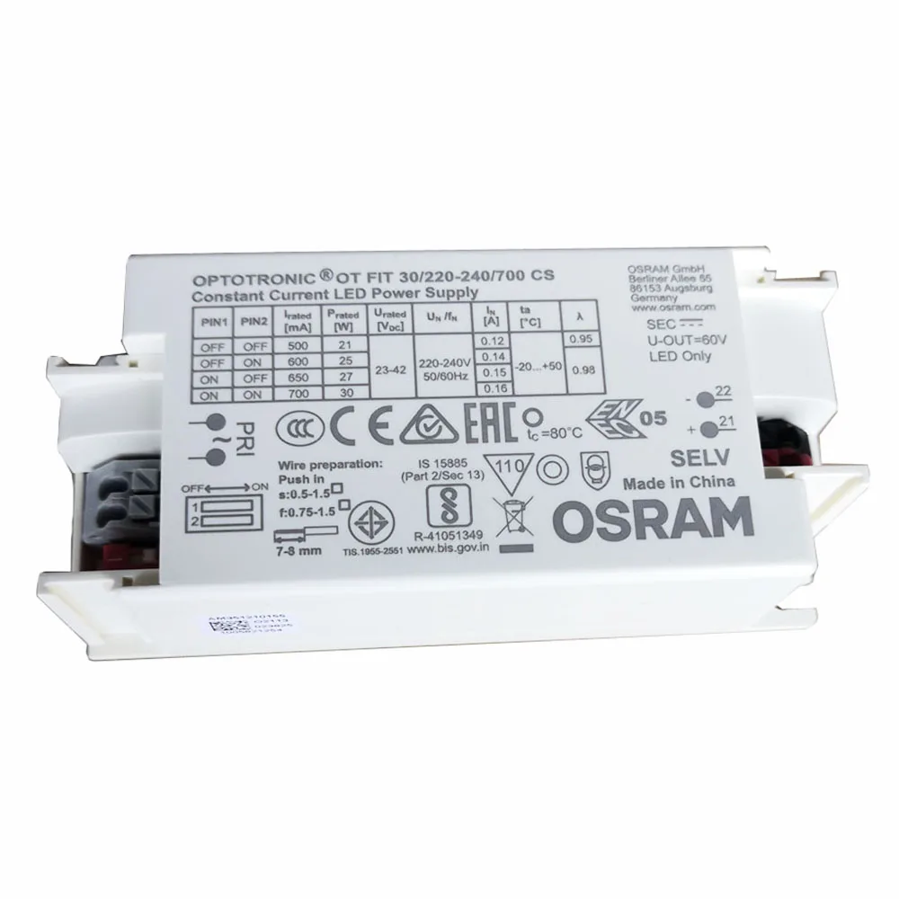 Imagem -02 - Ajuste 30 220240 700 cs Corrente Constante Led Fonte de Alimentação Led Driver 30w 60v ot