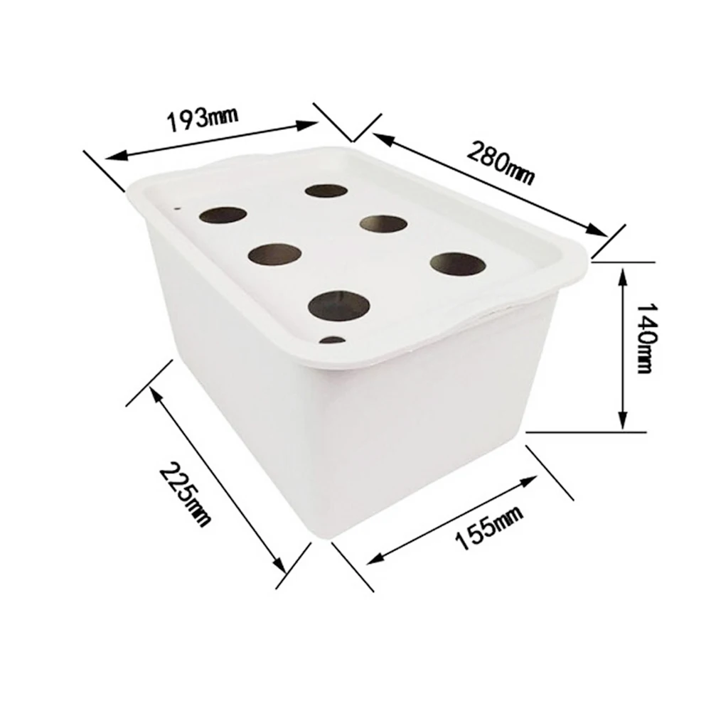 1Set Static Water Cultivation Seedling Box Balcony Planting Vegetable Hydroponic Plant Box Soilless Cultivation Planting Box