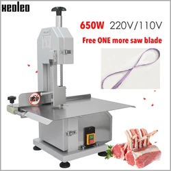 XEOLEO Bone sawing machine Desktop Bone cutting machine Frozen meat cutter Commercial cut Trotter/Ribs/Fish/Meat/Beef machine