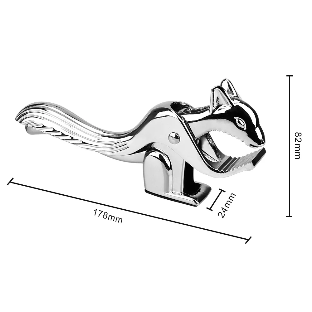 Pine Pecan Hazelnut Plier Quick Walnut Cracker Sheller Opener Almond Nut Pecan Nuts Nutcracker Squirrel Shape Multi-Function