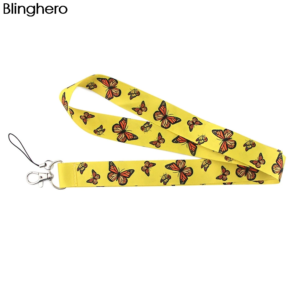 BH1058 Blinghero Cute Cherry Deer Feminism Lanyard For Keys Phone Strap Lanyard Neck Strap Keychain Lanyards ID Badge Holder