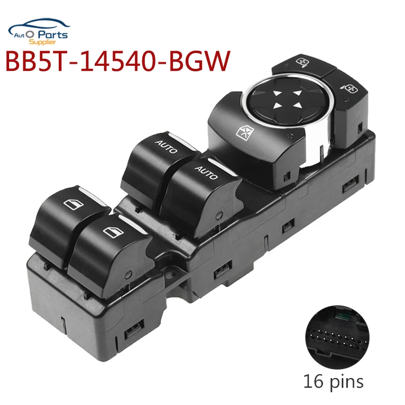 New BB5T-14540-AQW BB5T-14540-BGW Power Window Control Switch For Ford EXPLORER 2013 BB5T14540AQW BB5T14540BGW