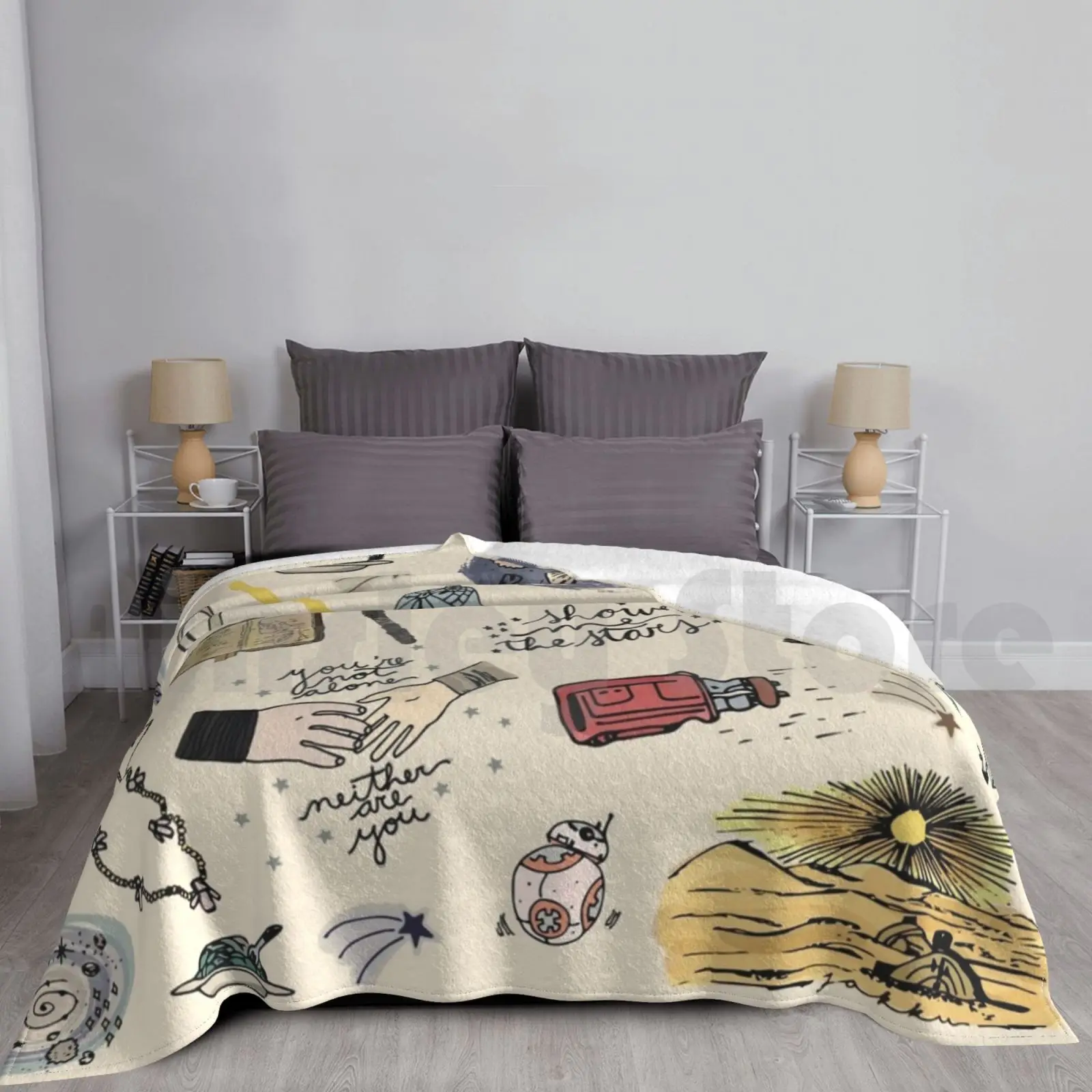 

Reydoodles Blanket For Sofa Bed Travel Reylo