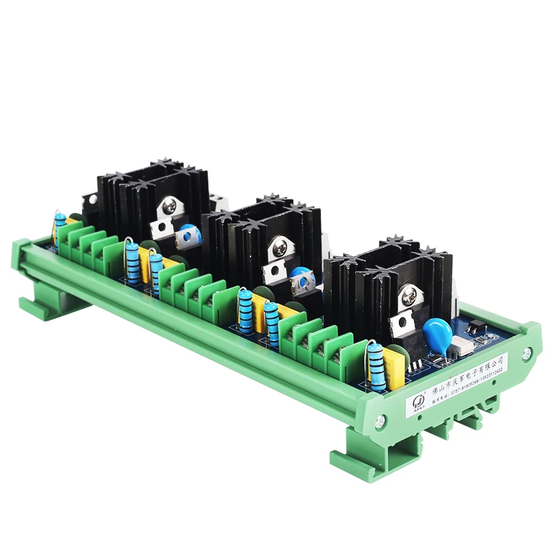 

Huaqingjun 6-Channel High Power Output AC Amplifier Board No Contact Module for PLC