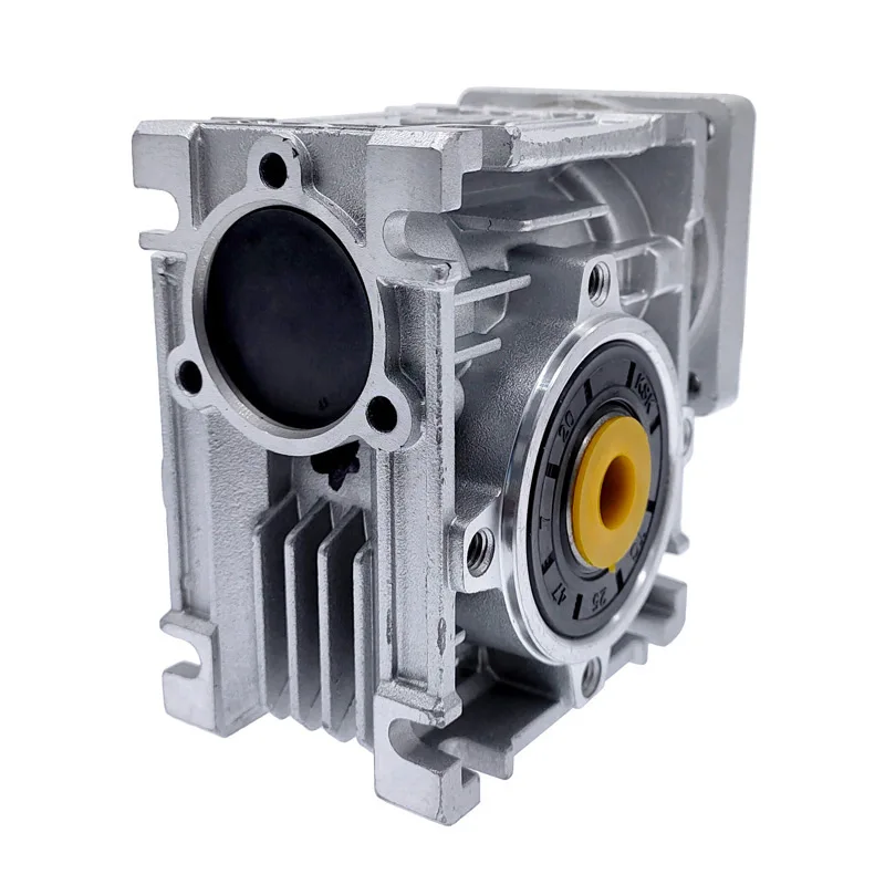 speed reducer worm DC motor gearbox RV030 14mm output 5:1-80:1 Worm Gearbox Speed Reducer for NEMA 23 Motor