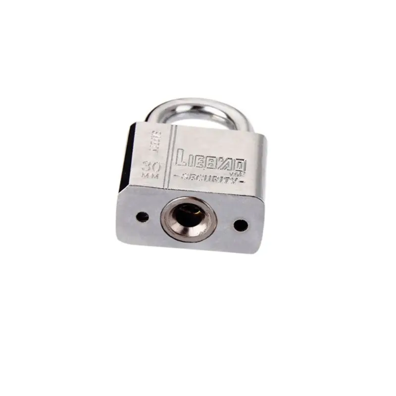 30mm Iron Padlock Heavy Duty Solid Lock Door Gate Box Safety Antirust