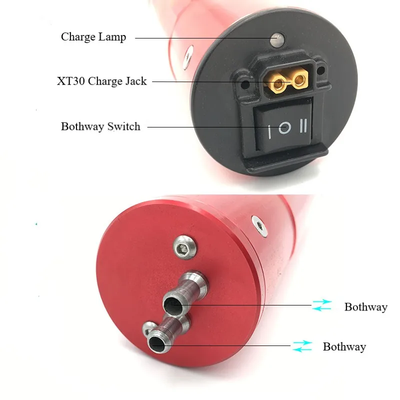 Original DLE Parts! Bothway Electric Fuel Pump built-in lithium battery for Gasoline Engine