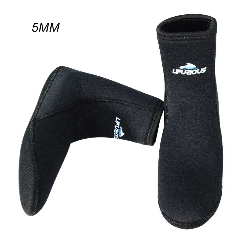 5MM Quick Dry Non-slip Diving Socks Swimming Surfing Snorkeling Socks Swimming Fins Adult Flippers Water Beach Batrhing Shoes