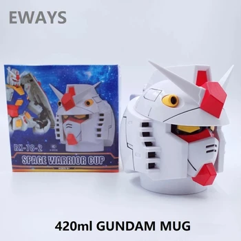 Gotowy Player One Creative GUNDAM RX-78 Robot transformacyjny 400ml PC + kubki ze stali nierdzewnej kubek biurowy kubek na wodę