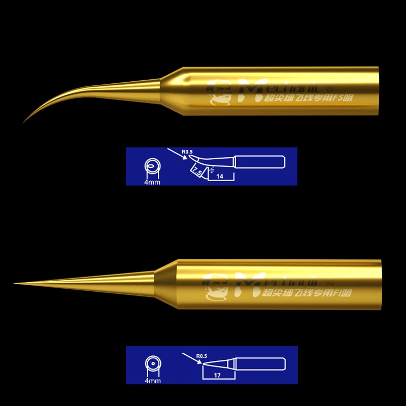 MECHANIC Precision Soldering Iron Tips 900M-T-FS FI Dedicated for Fly Line Pure Copper 936 Soldering Iron Station Welding Tips