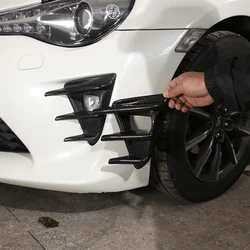 For 2016-2020 Toyota 86 GT ABS carbon fiber car front fog lamp decorative frame cover sticker car exterior accessories