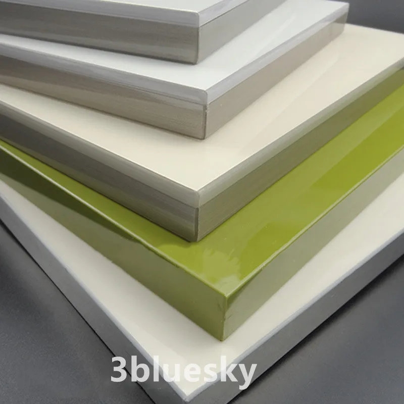 Custom 3D Acrylic Edge Banding Veneer Edging Melamine for Furniture Frame High Glossy Transparent Twin Color Gold Metal Brush